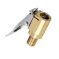 Tire Air Chuck With Clip Adapter Brass Locking Inflator Nozzle Connect No Leakage Chucks For Vehicle Compressor Pump 
