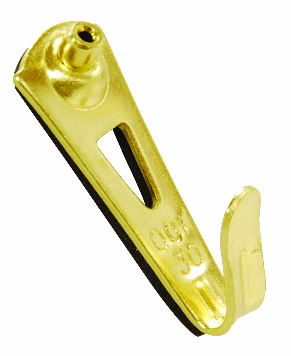 Ook 50648 Padded Pro Hangers Tidy Tins Supports Up To 30 Pounds Brass 10 Sets