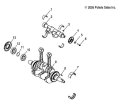 Main Journal Bearing For Ranger Sportsman And Rzr Models Ball Grease Lubricated