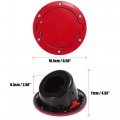 X Autohaux Red Car Gas Fuel Filler Door Cover Tank Cap For Jeep Wrangler Jk Unlimited 2007-2018