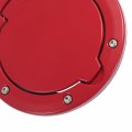 X Autohaux Red Car Gas Fuel Filler Door Cover Tank Cap For Jeep Wrangler Jk Unlimited 2007-2018