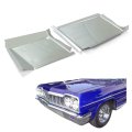 Left Right Floor Pan For 1961-1964 Chevy Chevrolet Bel Air Biscayne Impala Front Extended Galvanized Silvery 