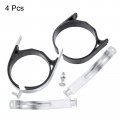 Uxcell Rubber Cushion Strut Clamp 4pcs 6-39 64 Cushioned Rigid Steel Pipe For Mounting Pex Tubing To Channels