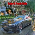 Ikon Motorsports In Channel Window Visors For 2011-2023 Dodge Charger Slim Style Acrylic Smoke Rain Guards Side Wind Deflectors