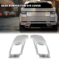 Rear Bumper Tow Eye Cover Trim Dynamic L R Set For Range Rover Evoque 2012-2018 Fits With Sport Type Fit Model