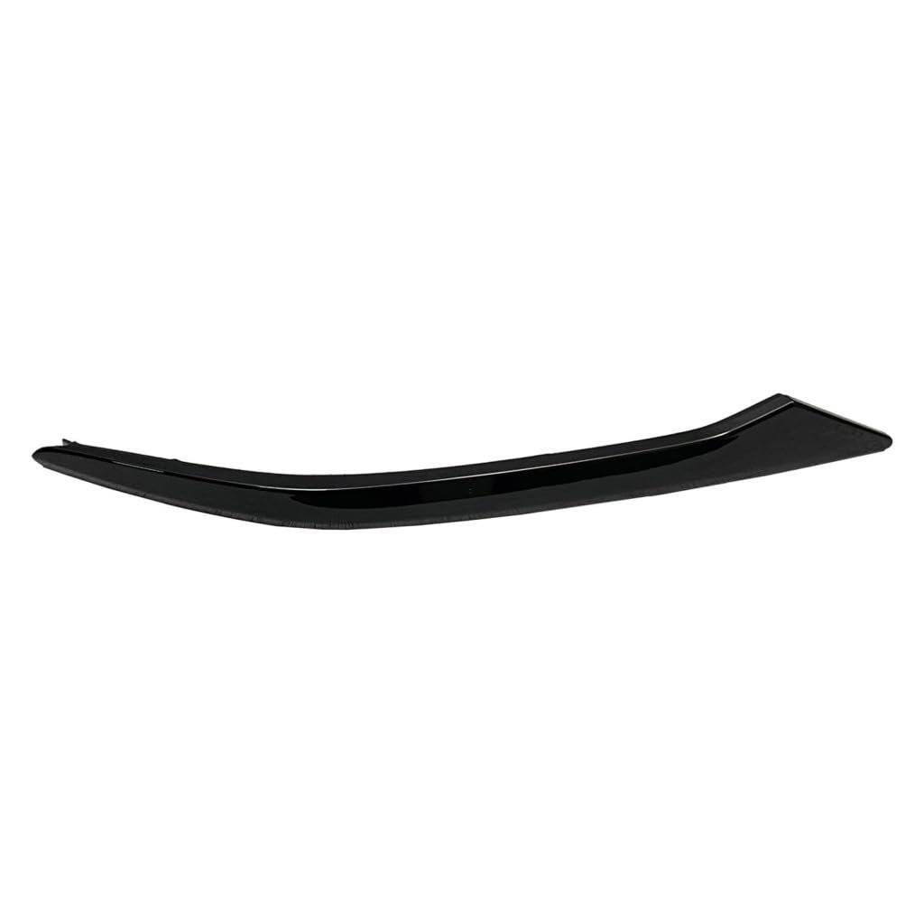 Bumper Cover Molding For Acura Mdx 2022 2023 Front Passenger Side Below Fog Light Painted Gloss Black Plastic Replacement