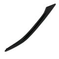 Bumper Cover Molding For Acura Mdx 2022 2023 Front Passenger Side Below Fog Light Painted Gloss Black Plastic Replacement