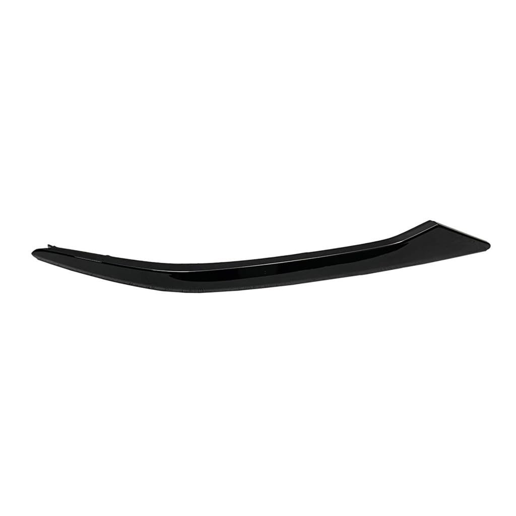 Bumper Cover Molding For Acura Mdx 2022 2023 Front Passenger Side Below Fog Light Painted Gloss Black Plastic Replacement