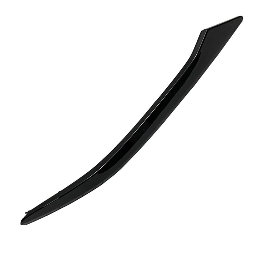 Bumper Cover Molding For Acura Mdx 2022 2023 Front Passenger Side Below Fog Light Painted Gloss Black Plastic Replacement