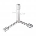 Uxcell Y Type 3 Way Hex Socket Wrench 8mm 10mm 12mm Combination Repair Spanner Tool 3-inch