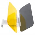 Day And Night Anti Glare Visor 2 In 1 Car Transparent Glass Sun Extender For Driving