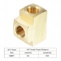 Uxcell Brass Hose Fitting Tee 1 8 Npt Female Thread 3 Way Pipe Connector Adapter