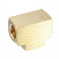 Uxcell Brass Hose Fitting Tee 1 8 Npt Female Thread 3 Way Pipe Connector Adapter