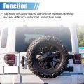 X Autohaux Spare Tire Bumper Stop For Car Accessories Black Jeep Wrangler Jk 2007-2018 Carrier No 55395993ab