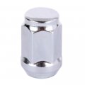 Ocpty Lug Nuts 24pcs 1 4 Inches Tall 14x1 5 Silver Chrome Tuner Racing Fits For Chevy Gmc 1988-2014