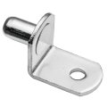 L Shaped Shelf Pins 1 4 In Metal Support Pegs Nickel Plated Steel Right Angle Cabinet For Bookcases And Closets 24 Pack 