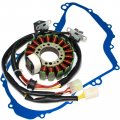 Caltric Stator And Gasket Compatible With Yamaha Wolverine 350 Yfm35fx Yfm-35fx 1995-1998 