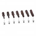 Uxcell Torx Bits Set 7pcs 1 4 Inch Hex Shank Magnetic T10-t40 Hole Screwdriver Bit 25mm Length S2 Screw Driver Kit Tools
