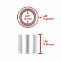 Caltric 3 Primary Clutch Roller And Bushing Compatible With Polaris Ranger 400 4x4 2010 2011 2012 2013 2014