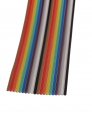 Uxcell 1 2m Long 20 Pin 27mm Pitch Flexible Flat Color Rainbow Ribbon Lenght Cable