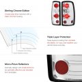 Altezza Euro Style Chrome Tail Light Lamp For 2000-2006 Chevy Tahoe Suburban Gmc Yukon Xl Barn Door Model Driver Passenger Side