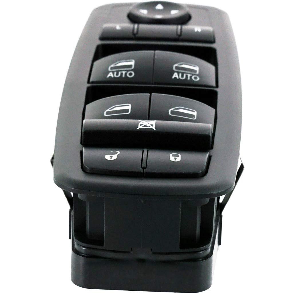 Power Window Switch For Jeep Grand Cherokee 2014 2015 2016 Driver Side Front Black 68184802ac Dws2044