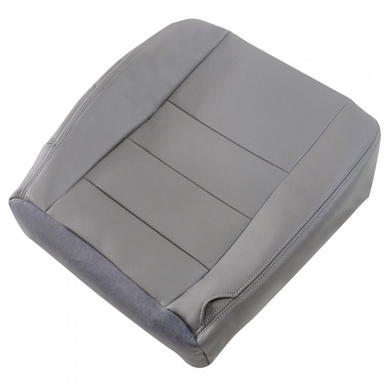 Driver Side Bottom Seat Cover Gray Borttom Foam Cushion Replacement For Ford F250 F350 F450 F550 Lariat 2002 2003 2004 2005