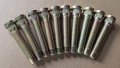 10 Pcs Extended Longer Than Stock Serrated Wheel Stud Bolts M14 1 5 Thread 0 625 In Knurl 3 2 Length Replacement For 2010-2021 
