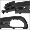 Ho1039114 Front Fog Light Bezel Compatible With Honda Civic 2013-2015 Driver Left Side Smooth Black
