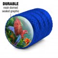 Scarlet Macaw Jungle Valve Stem Caps For Tire Rim Wheel Aluminum Blue