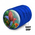 Scarlet Macaw Jungle Valve Stem Caps For Tire Rim Wheel Aluminum Blue