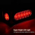 Led Trailer Tail Light Kit With Steel Boxes Housing 6 In Oval Lights And 2 Round Red Side Marker Lamps Rear Assembly For Tow