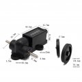 Mechanical Length Counter With Rolling Wheel 5 Digit Measuring Tool Leather Cable Plastic 0 9999 9 For Record Of Weaving Film