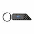 Ipick Image Compatible With Ford Explorer Gunmetal Black Gray Metal Plate Carbon Fiber Texture Leather Key Chain