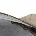 Labwork Front Driver Bottom Side Tan Artificial Leather Seat Cover Replacement For 2004-2009 Lexus Rx330 Rx350 Rx400h