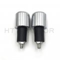 Httmt Mt220-029- Compatible With Chrome Heavy Weighted Bar Ends 6mm Anti Vibration 22mm Handlebar Slugs