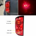 Hecasa Tail Light For 2007-2009 Dodge Ram 1500 2500 3500 Pickup Taillight Lamp Assembly Driver Left Replacement A 55277303ab
