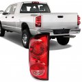 Hecasa Tail Light For 2007-2009 Dodge Ram 1500 2500 3500 Pickup Taillight Lamp Assembly Driver Left Replacement A 55277303ab