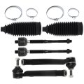 6-piece For 2015-2018 Chevy City Express 2018-2022 Nissan Leaf 2013-2019 Nv200 Sentra Front Inner Outer Tie Rod End Steering 