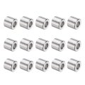 15pcs Aluminum Spacer 2 Od X 4 Id 7 16 Length Screw Standoff Bushing Plain Finish Unthreaded Round Metal For 1 Screws Bolts And 