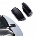 Anzios Pair Carbon Fiber Side Door Mirror Cover Cap Replacement For 2003-2007 Bmw E60 E61 520i 523i 525i 530i 540i 545i 550i