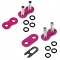 Pink O-ring Drive Chain For Kawasaki Ex250f Ninja 250r 1988-1990 1992-2012 Mod-ztf1-9471