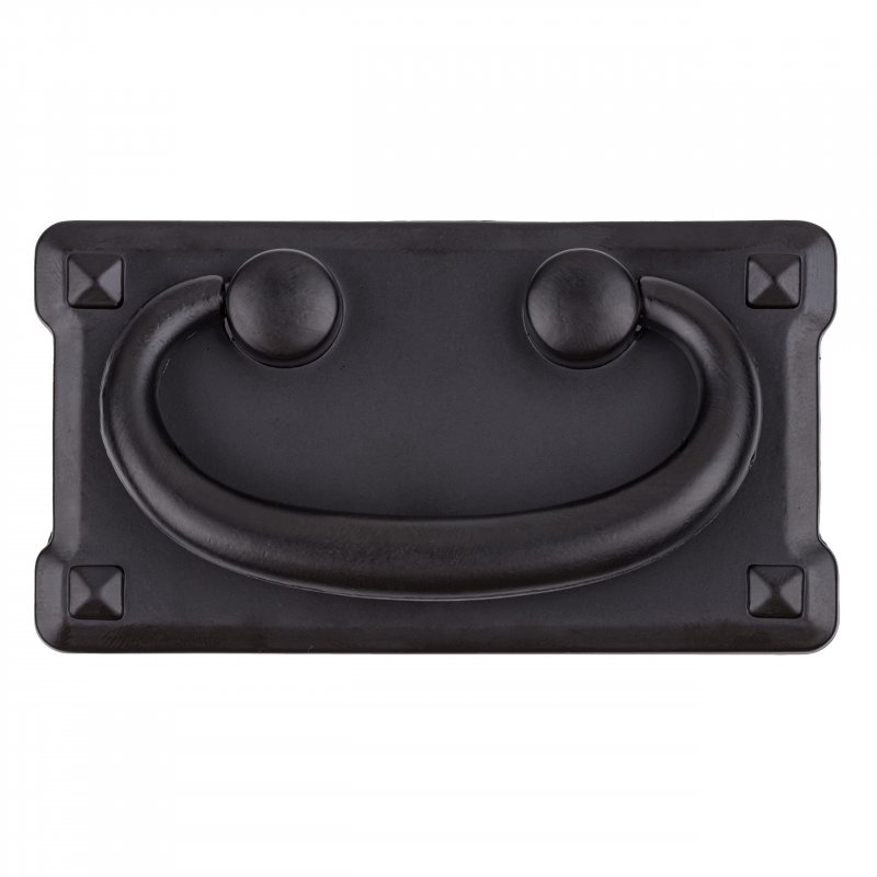 Mission Large Horizontal Black Drawer Pull Centers 3 Handle For Antique Cabinet Door Dresser Desk Reproduction Furniture