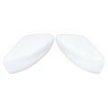 2pcs White Left And Right Side Rearview Mirror Cover Cap For Altima 2013 2014 2015 2016 2017 2018 