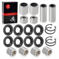 2x Front Lower Arm Bearing Bushing Seal Kit For Kawasaki Brute Force 650 750 4x4i Kvf650 Kvf750 2005-2013 No-4x4i