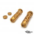 Httmt- Trhb122-a-22-gold- Motorcycle 7 8 Hand Grips Handle Bar For Suzuk Gsxr600 750 1000 Cbr600rr Gold