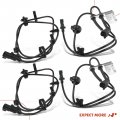 A-premium Abs Wheel Speed Sensor Compatible With Chrysler Models Pacifica 2008 3 8l 4 0l Front And Rear Side 4-pc Set Replace