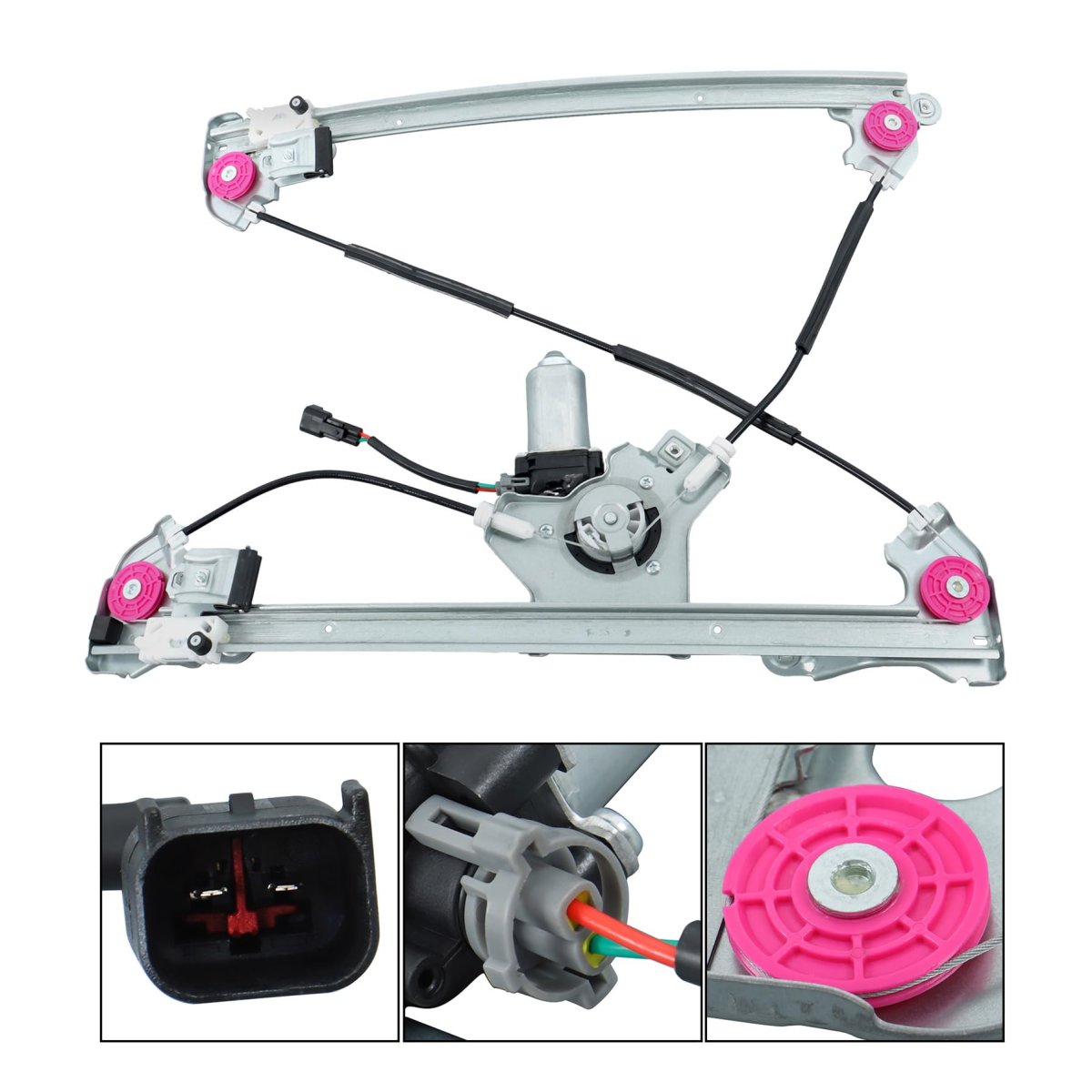 Front Passenger Side Power Window Regulator With Motor Replacement For 2004-2008 F150 Truck 2006-2008 Mark Lt 4l3z1523200ba