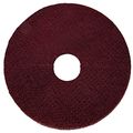 Floor Pads Maroon Conditioning 17 Inch with 3-inch Center Hole 10 Pk 