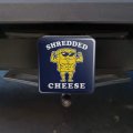 Shredded Cheese Muscles Funny Humor Tow Trailer Hitch Cover Plug Insert
